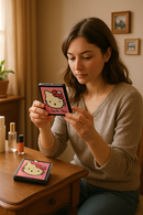 Hello Kitty's On-the-Go Compact Mirror