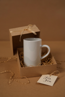Classic White Serenity Long Mug