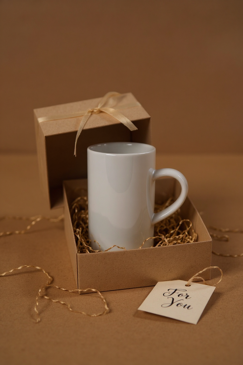 Classic White Serenity Long Mug