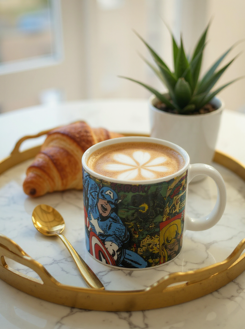 Patriot Protector Marvel Captain America Comics Mug | Gift for Marvel Fans