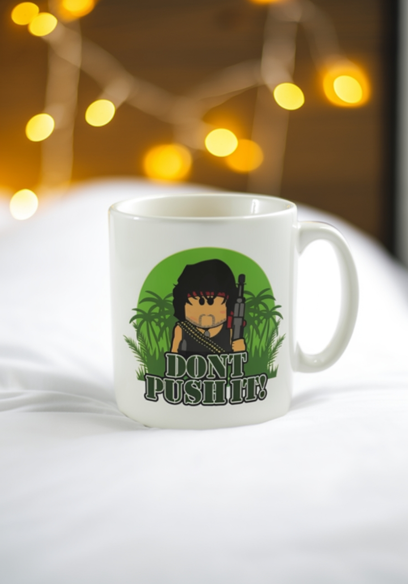 Jungle Fury ‘Don’t Push It’ Coffee Mug | Great for Adventurous People
