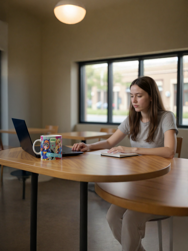 DC Super Hero Girls Power Ceramic Mug | Gift for DC Fans