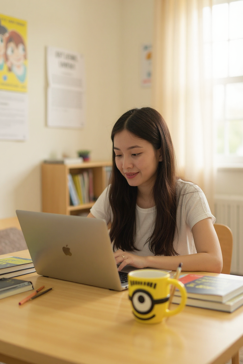 Minions Eye Peek Ceramic Mug