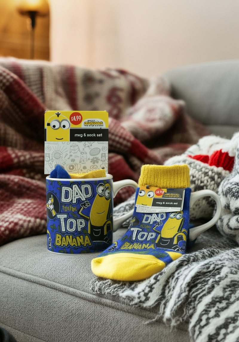 Despicable Me Minion Mischief Mug and Socks Set