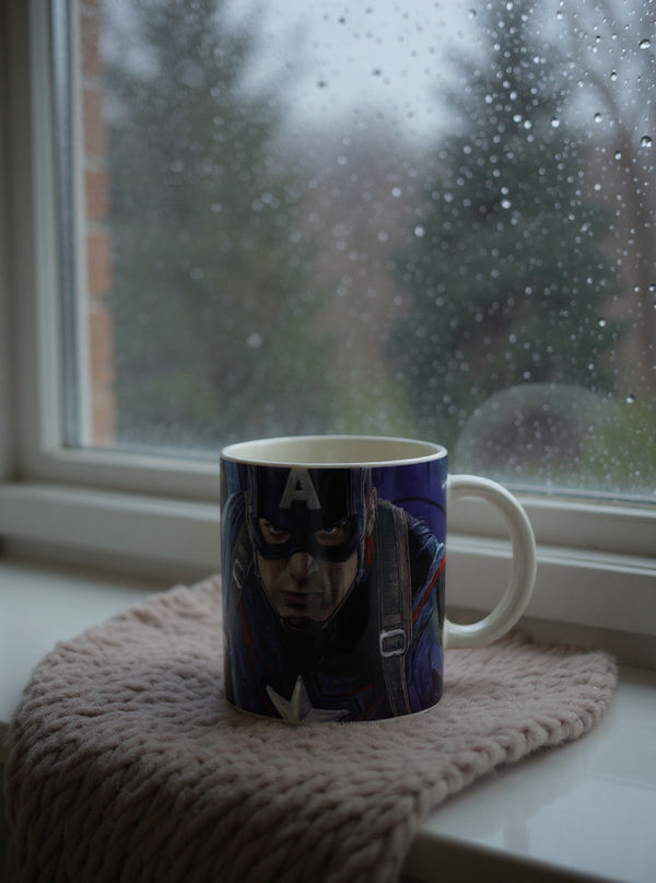 Civil War Sentinel Captain America Ceramic Mug | Gift for Marvel Fans