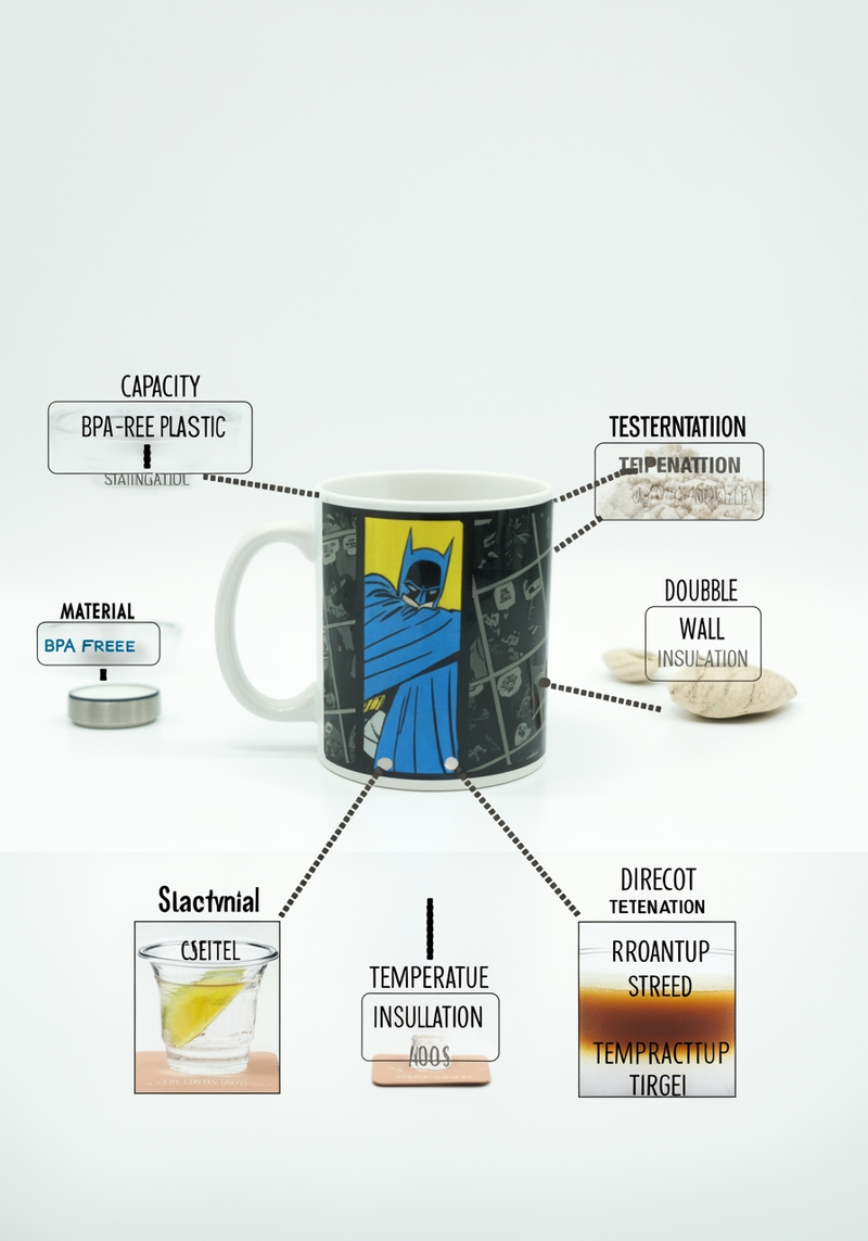 Classic Comic Strip Batman Legacy Mug