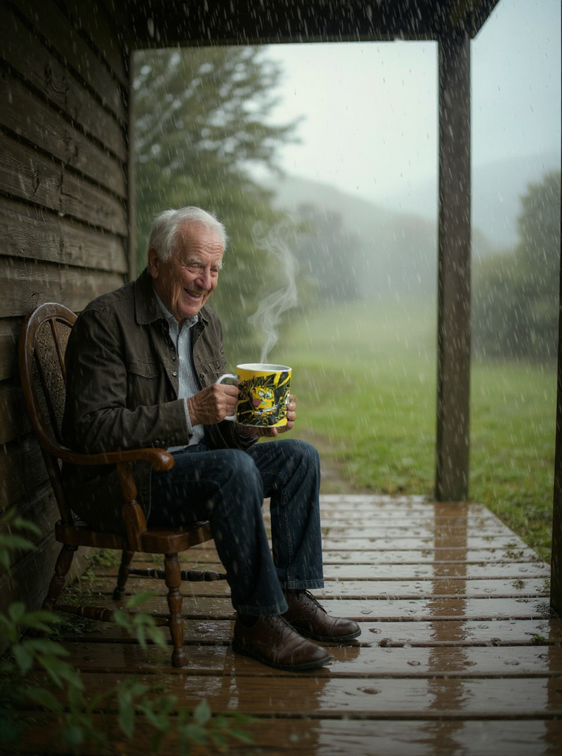 SpongeBob Punk Rock Vibe Ceramic Mug | Gift for Nickelodeon Fans