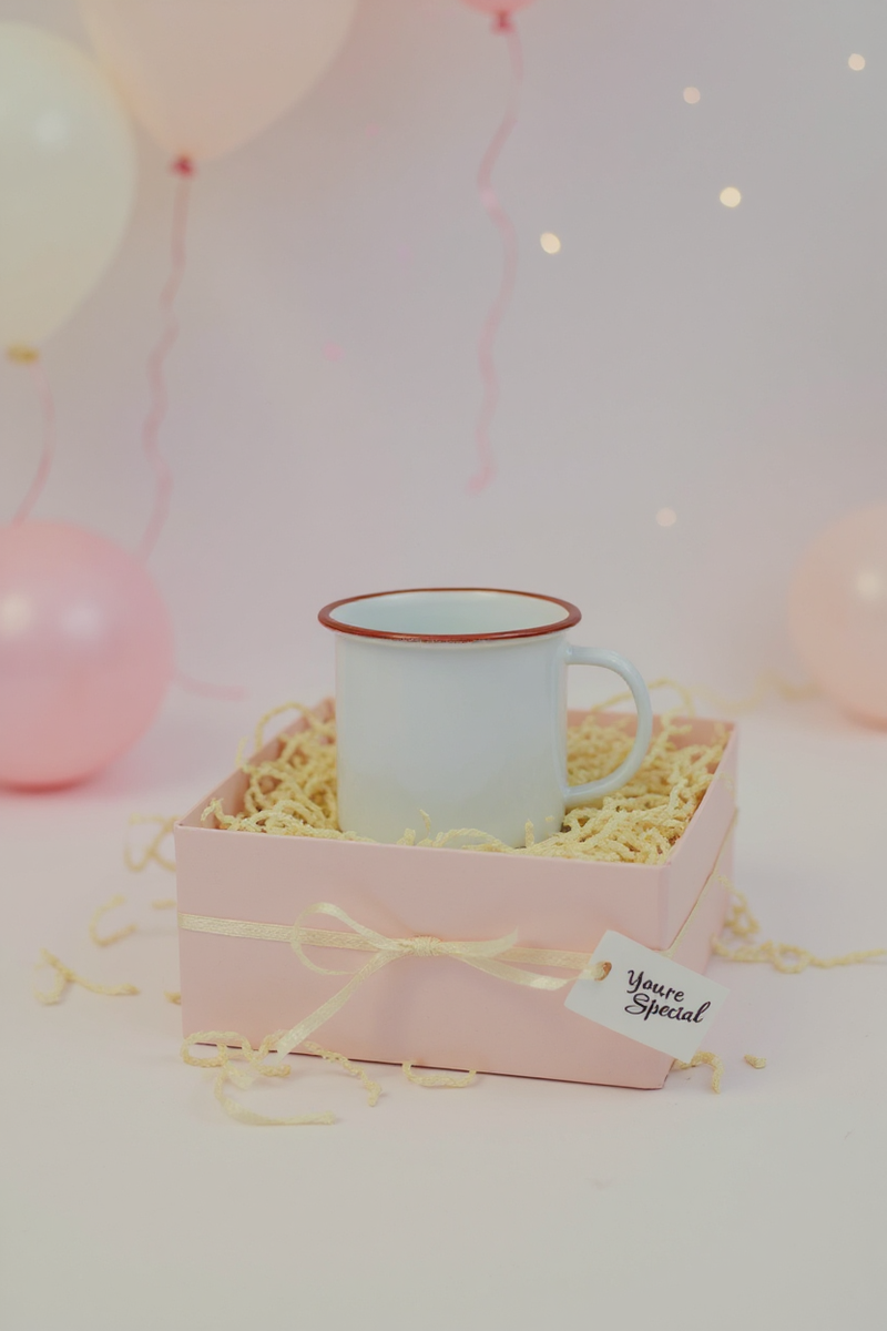 Red-Rimmed Cozy Haven Mug | Perfect for Coffee Lovers