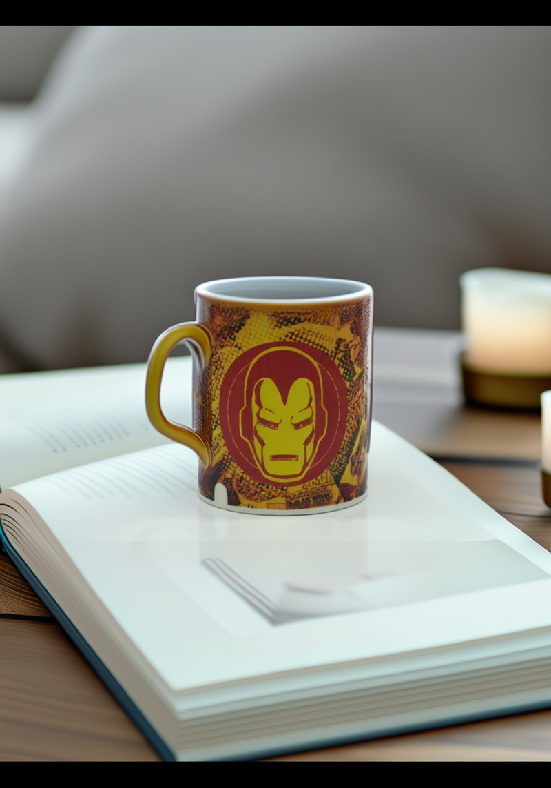 Iron Man Arc Reactor Ceramic Mug | Gift for Marvel Fans