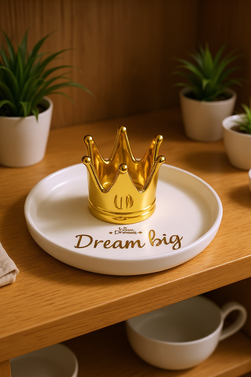 Crown Jewels Regal Serving Tray | Gift for Royalty Enthusiasts