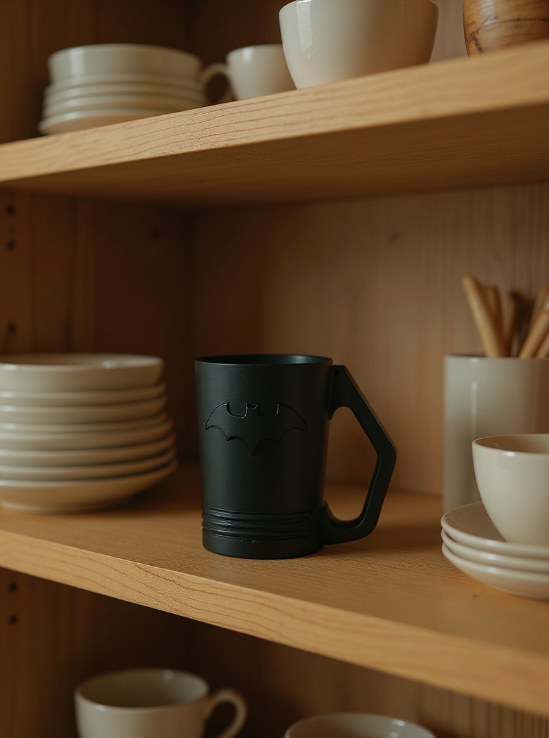 Dark Knight’s Vigilant Brew Ceramic Mug | Gift for Batman Fans