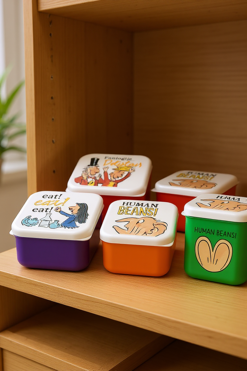 Roald Dahl Whimsical Lunchbox Set