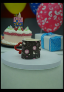 Heart-Handle Floral and Heart Harmony Mug