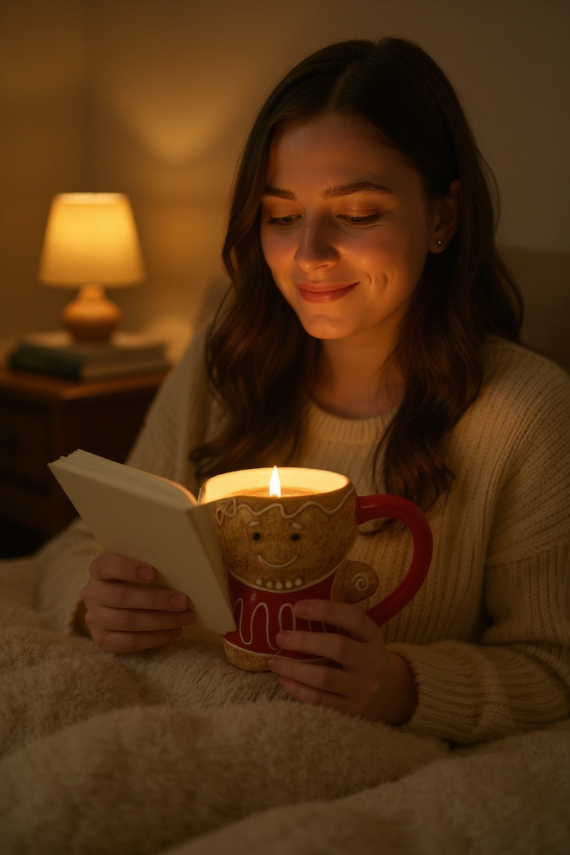 3D Gingerbread Girl Delight Mug
