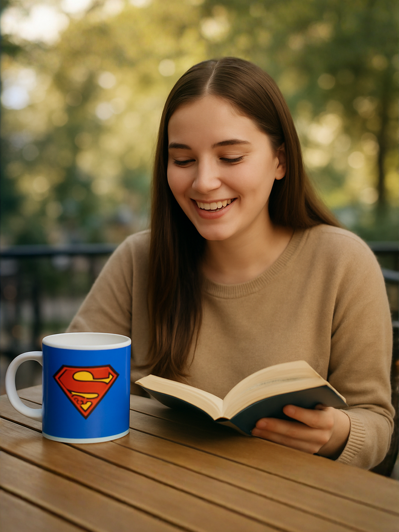 Superman Crest Valor Ceramic Mug