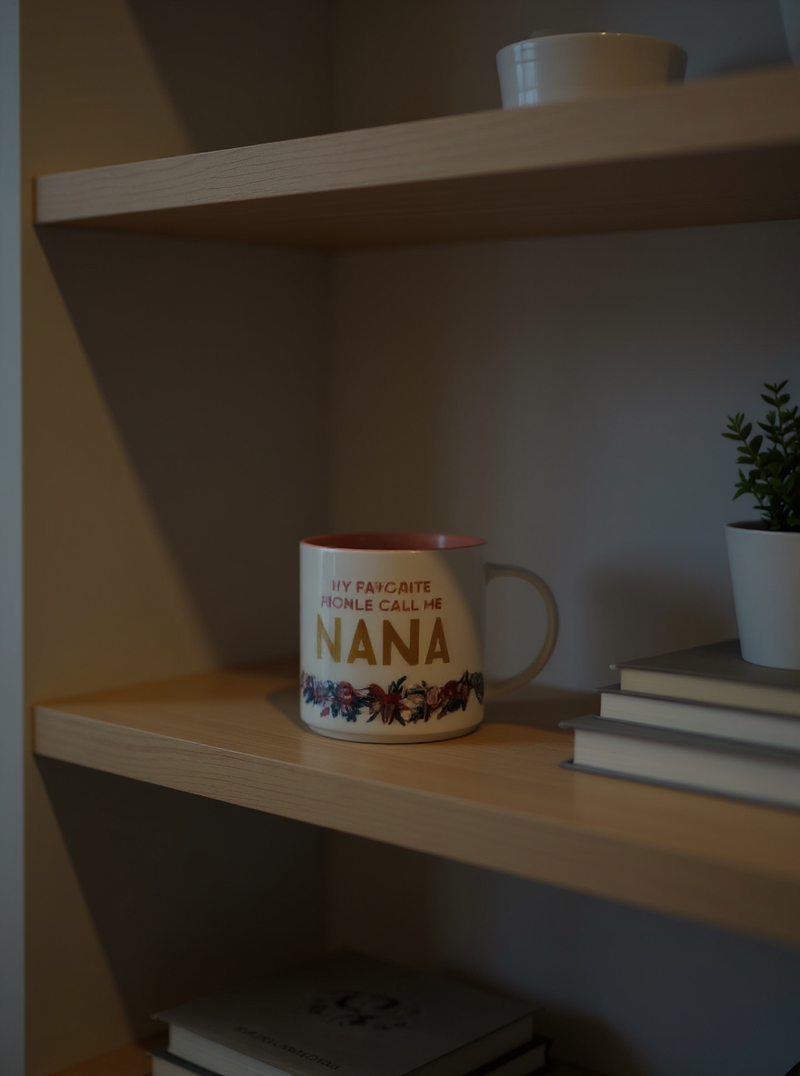Floral 'My Favorite People Call Me Nana' Blossom Mug