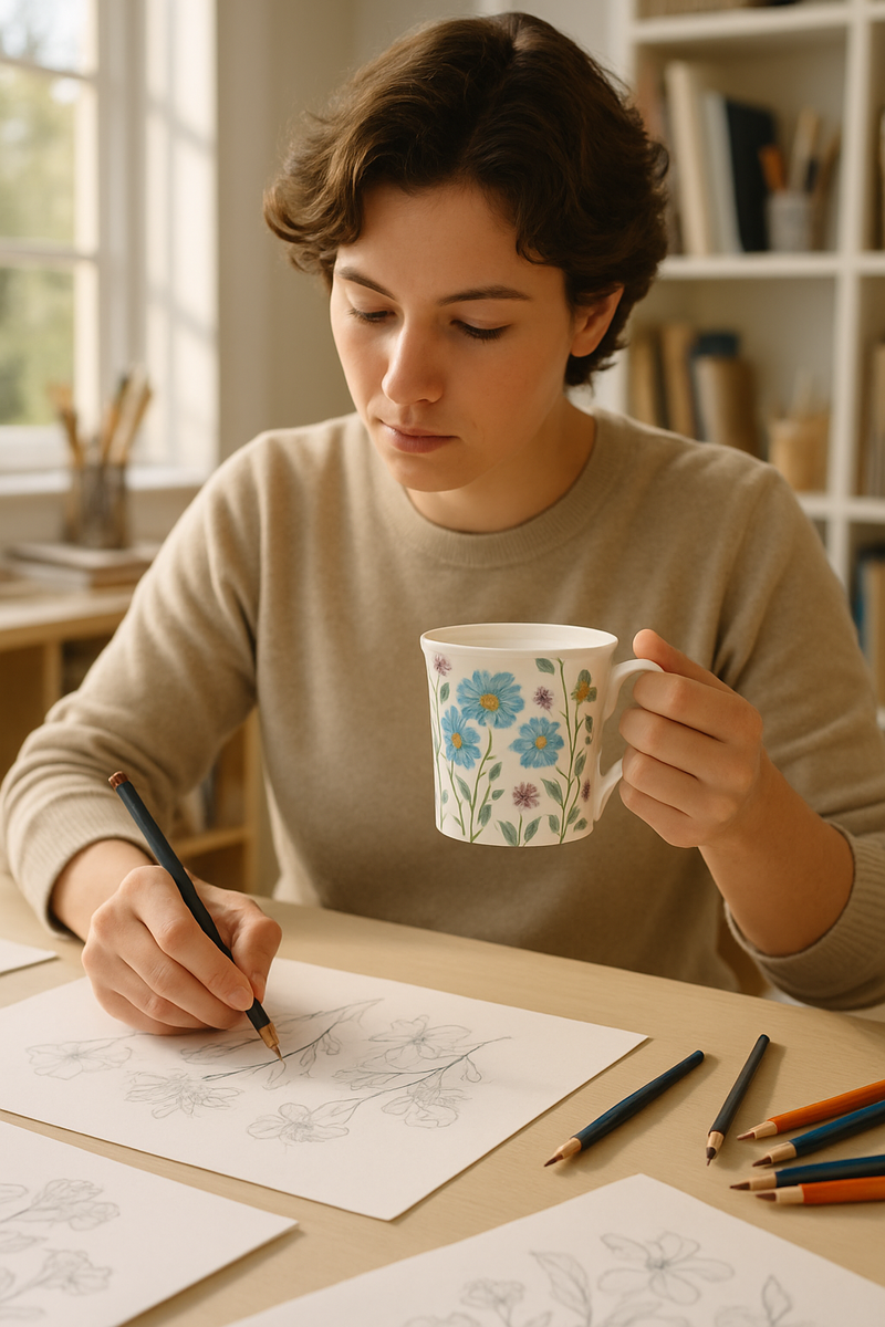 Floral Meadow Bliss Mug | Perfect for Floral Enthusiasts