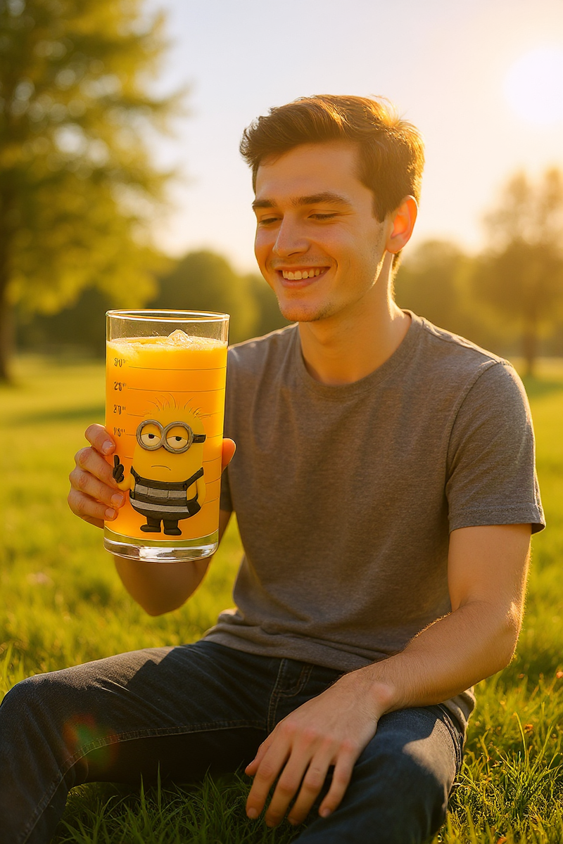 Minions Prison Mugshot Glasses