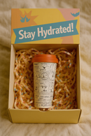 Snoopy Peanuts Comic Strip Reusable Coffee Cup with Red Lid