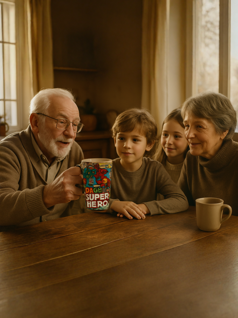 Guardian Titan “Dad is my Superhero” Travel Cup | Perfect for Marvel Fans