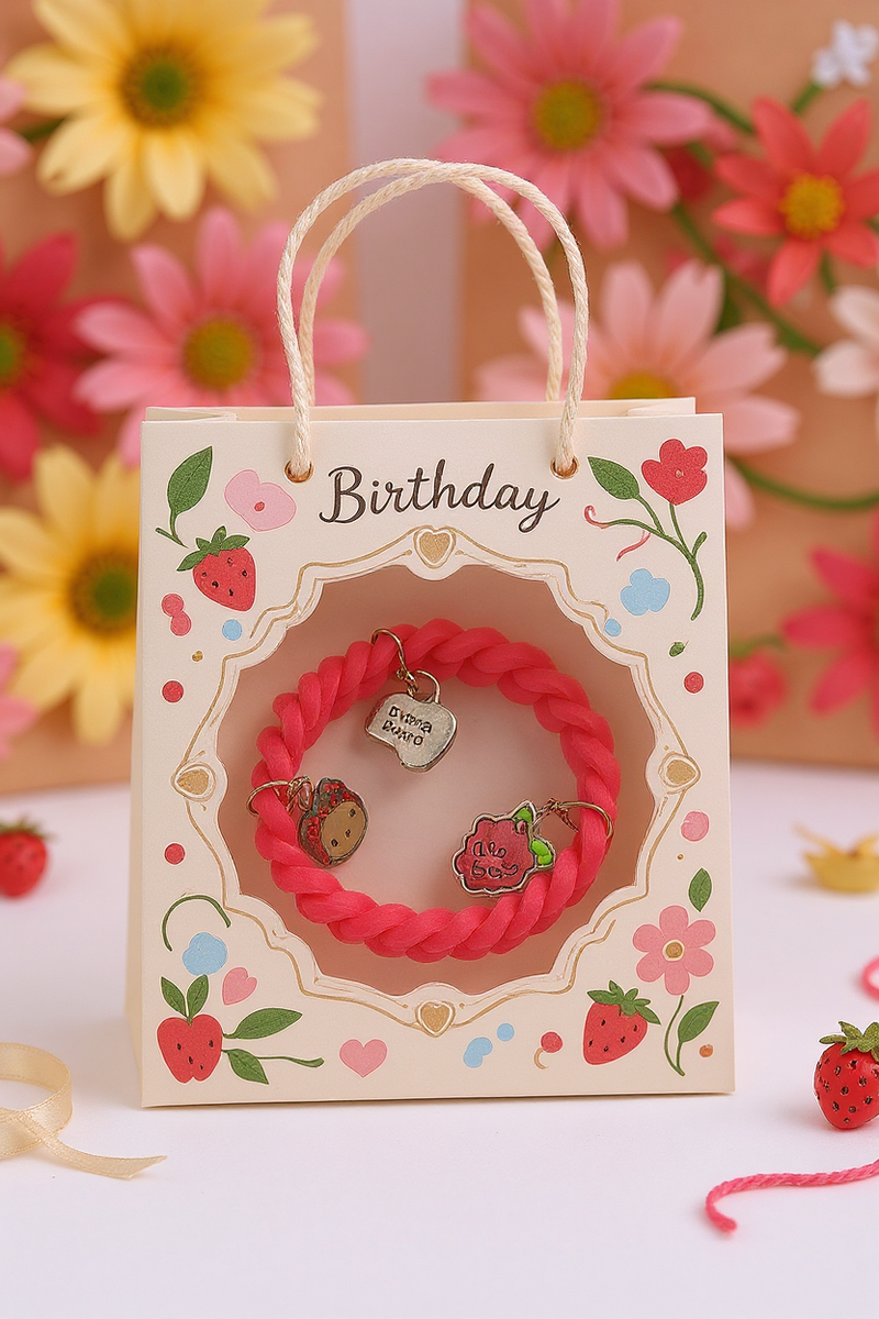 Hello Kitty Strawberry Charm Band for Girls