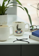 No Drama Llama Peace Ceramic Mug | Gift for Chill Enthusiasts