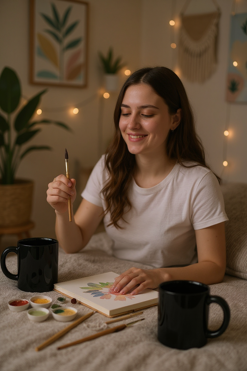 Timeless Ebony Glossy Mug | Perfect for Coffee Lovers