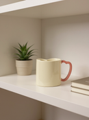 Heart-Shaped Love Blossom Mug with Pink Heart Handle