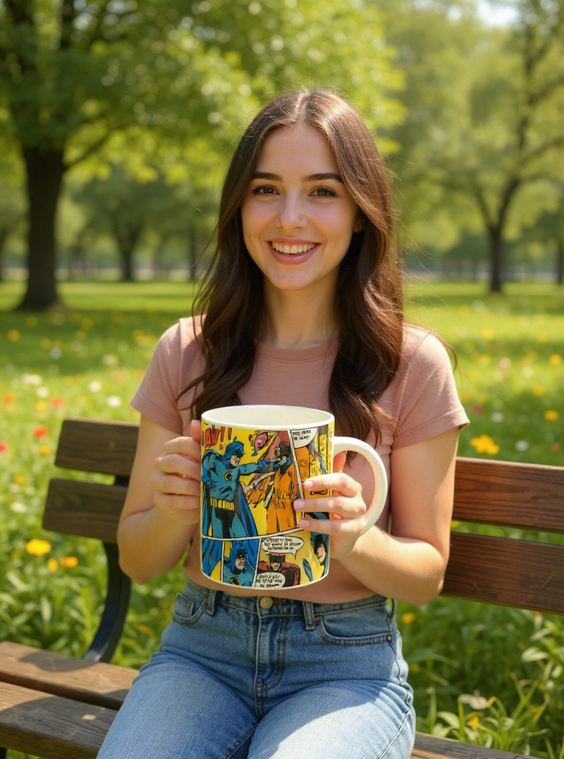 Batman Comic Strip Legacy Mug