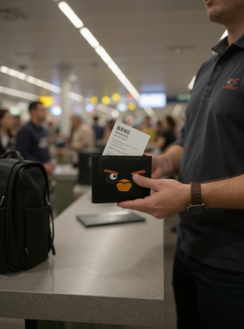 Angry Birds Black Wallet