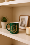 Slytherin Emerald Dominion Coffee Cup | Gift for Harry Potter Fans