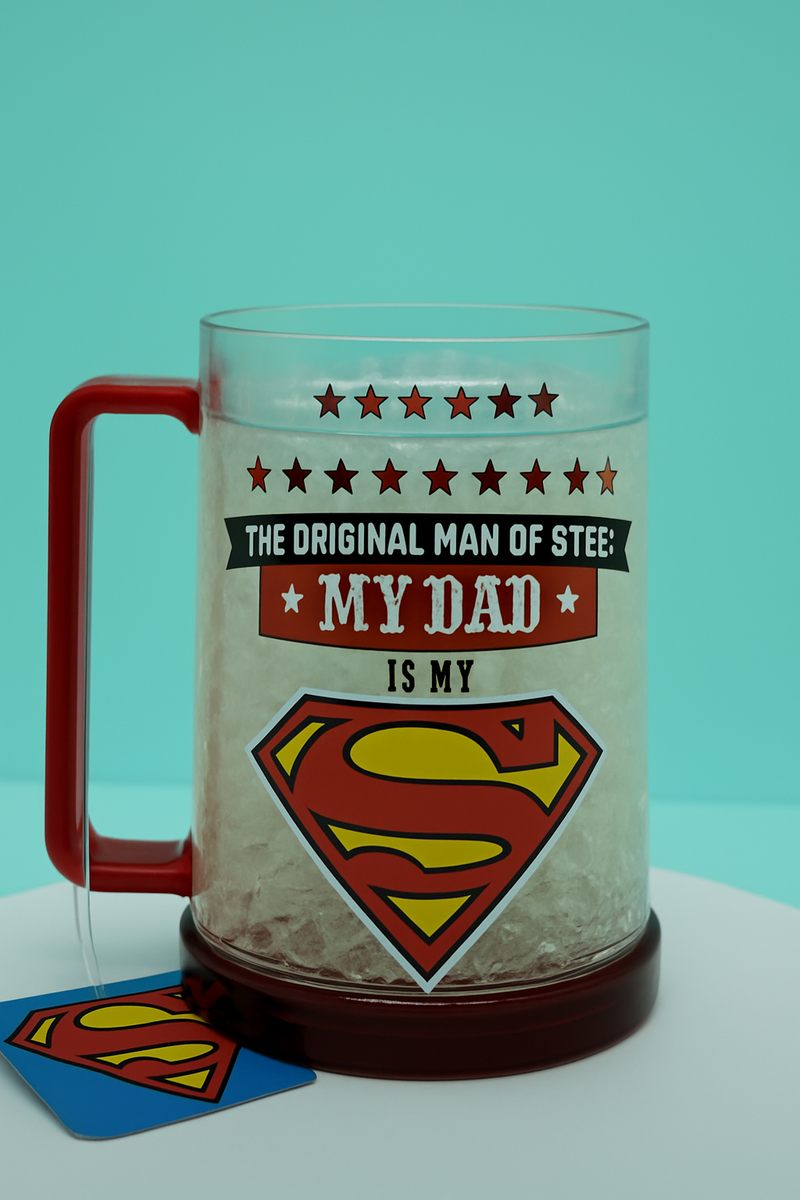 Man of Steel Superman Plastic Mug | Gift for DC Fans