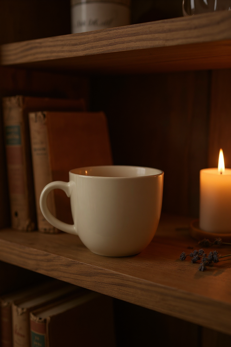 Timeless Off-White Ceramic Mug | Gift for Everyday Elegance