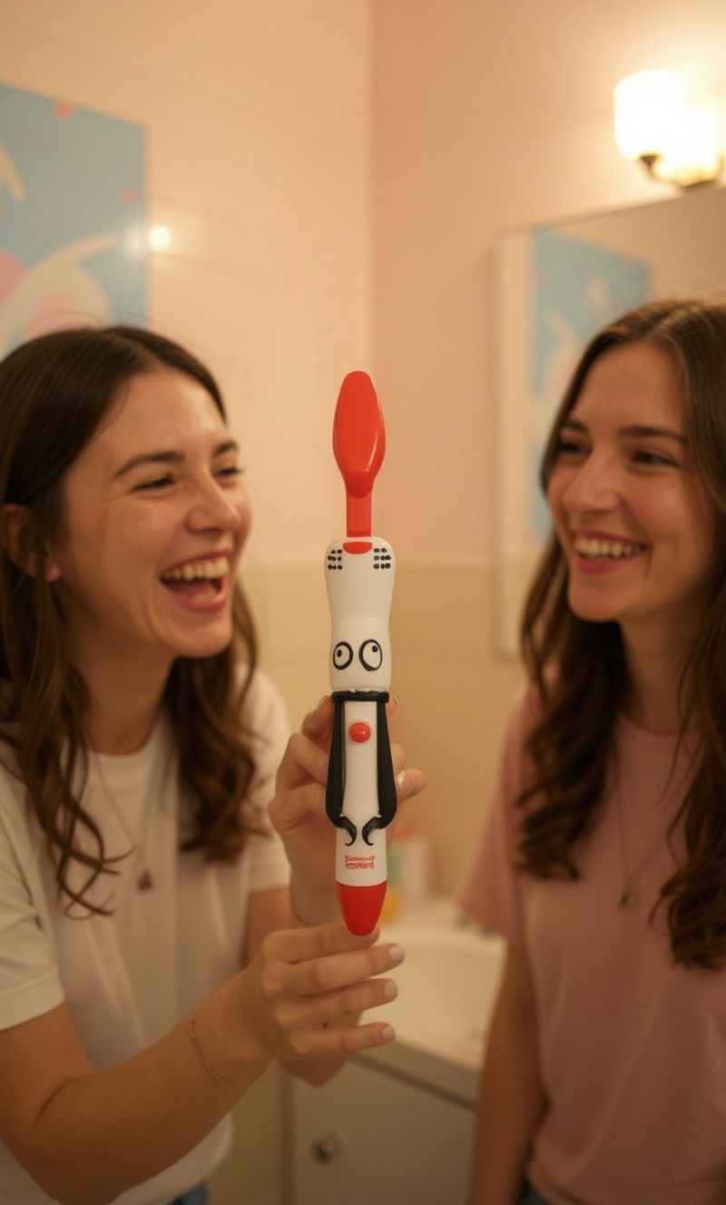 Brush Buddies Talkin Bow Wow Brewster (Dog) Toothbrush- Orange