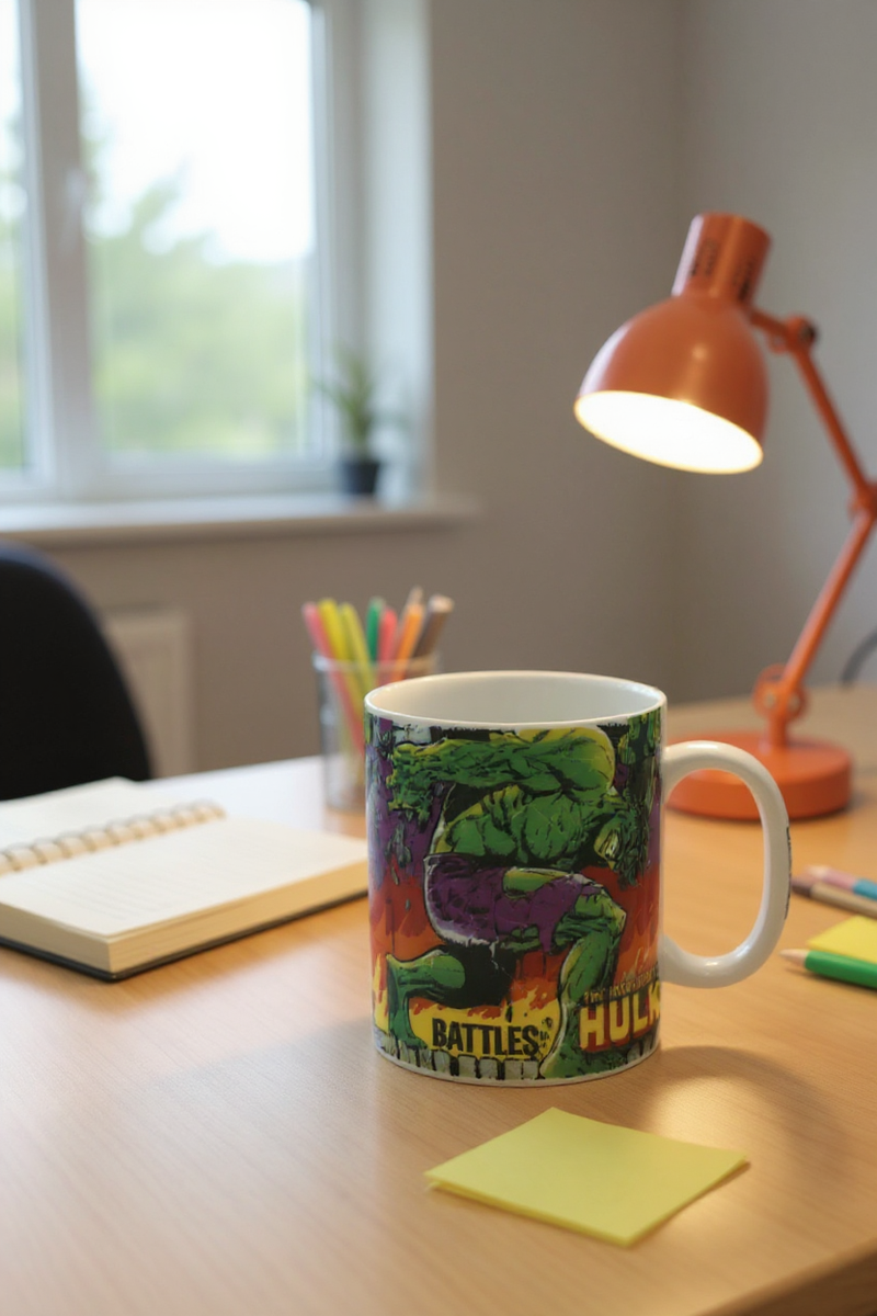 Marvel Battles Hulk Ceramic Mug | Gift for Marvel Fans&nbsp;&nbsp;