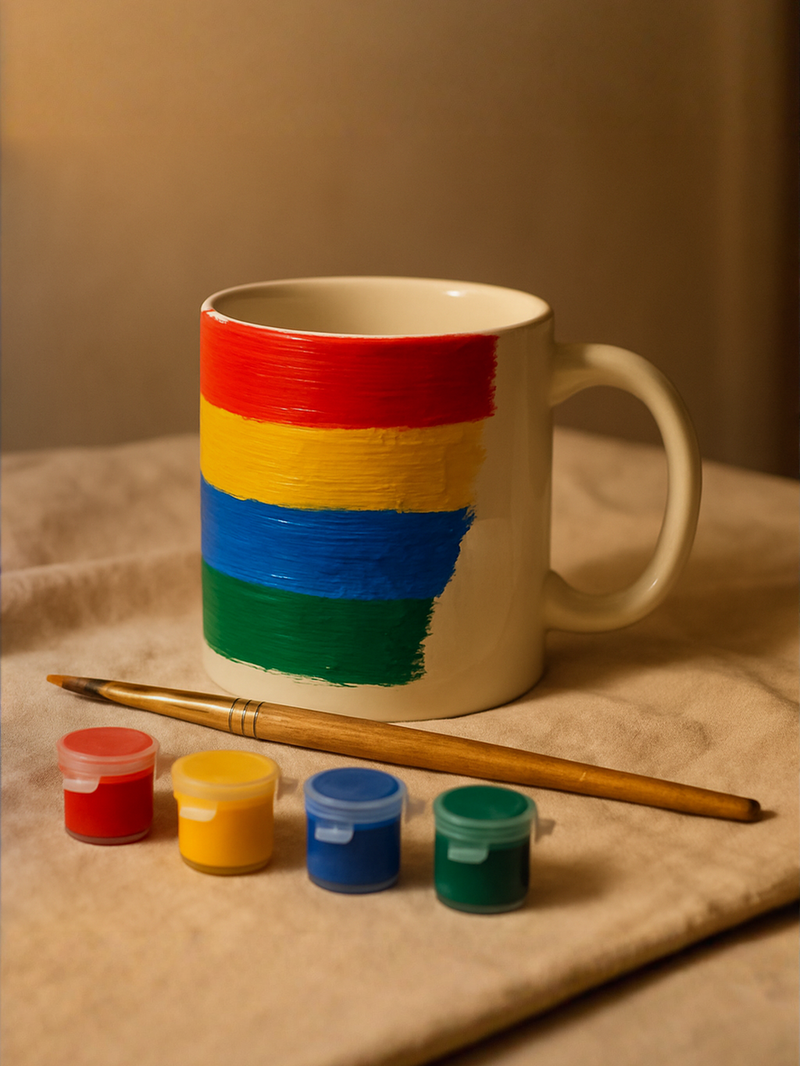 Personalized Paint Your Own Mug Set