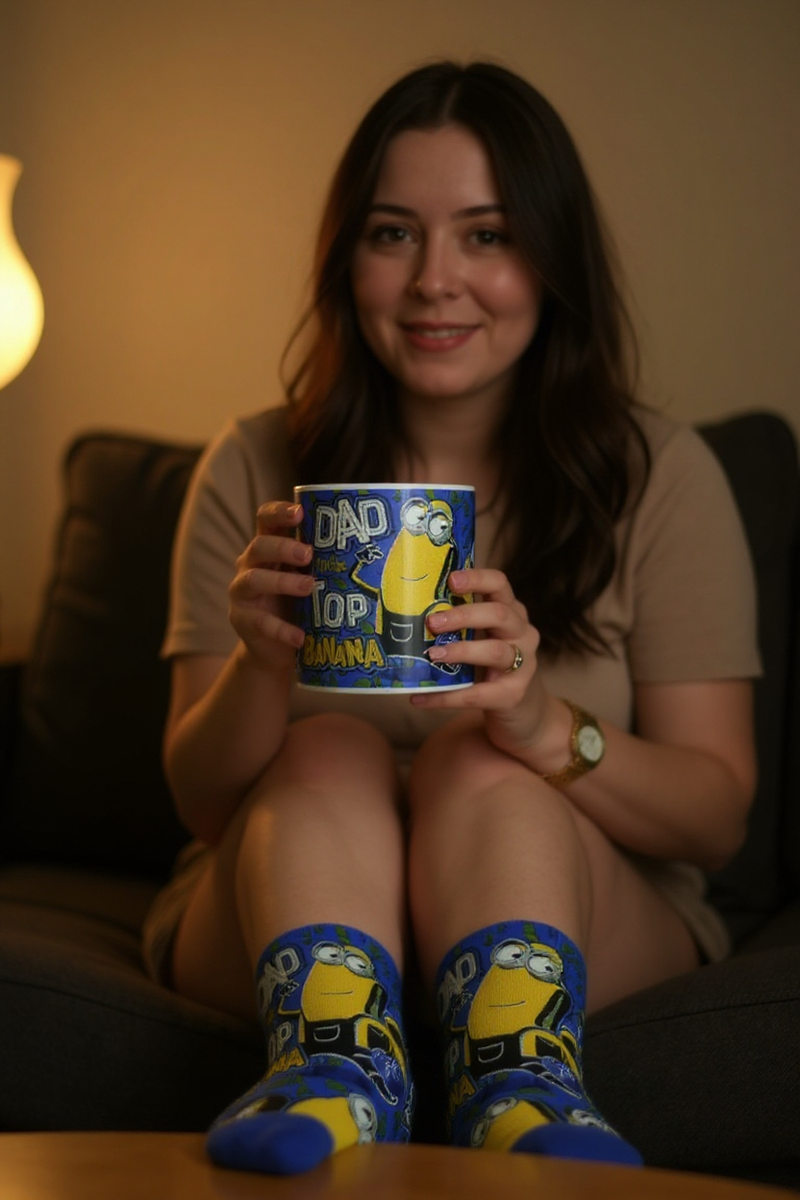 Despicable Me Minion Mischief Mug and Socks Set