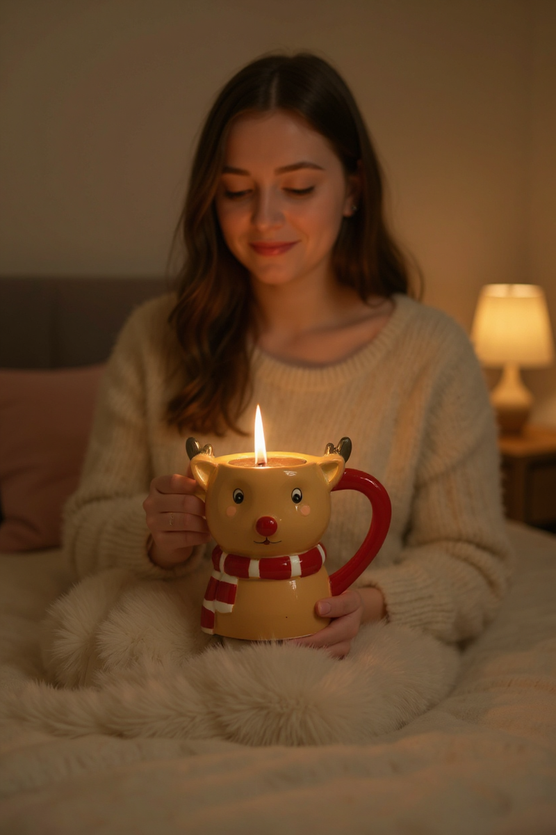 Christmas Reindeer 3D Festive Mug | Gift for Holiday Lovers