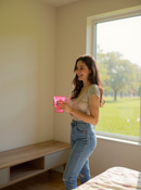 Disney Princess Pink Cup | Gift for Disney Fans