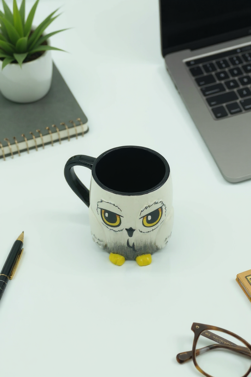 Owl Guardian 3D Ceramic Mug | Gift for Nature Lovers