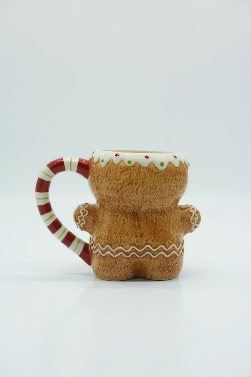 Bowtie Gingerbread Holiday Mug