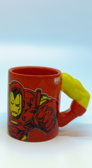 Marvel Comic Iron Man 3D Arm Handle Ceramic Mug