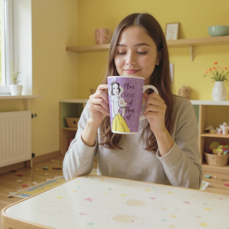 Disney Princess Snow White Pink Mug & Socks Gift Set – “Mum Fairest of Them All