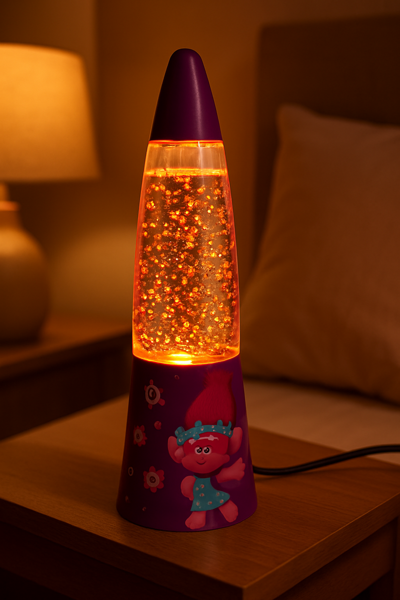 Trolls Poppy Glitter Magic Lamp