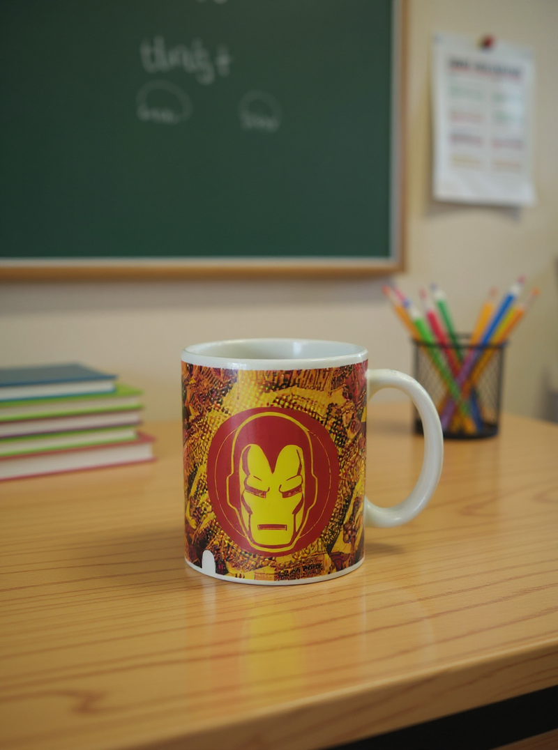 Iron Man Arc Reactor Ceramic Mug | Gift for Marvel Fans