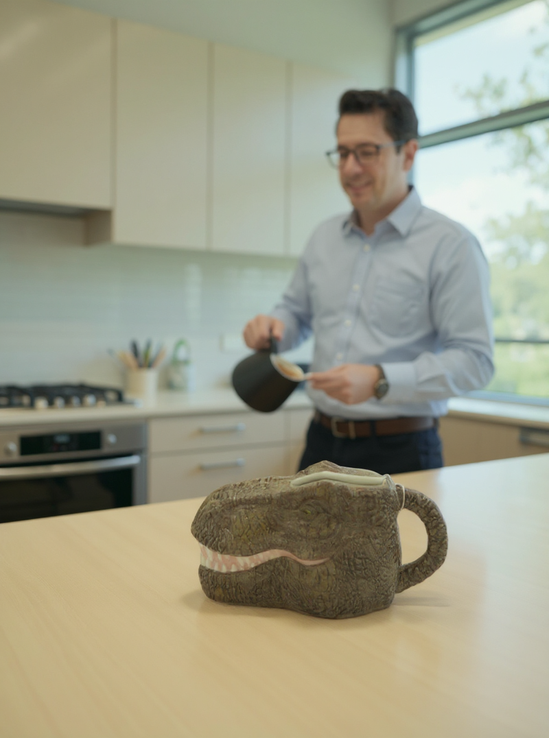 T-Rex Skull Roar 3D Mug