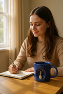 Blue Serenity Accent Mug | Perfect For Coffee Lovers