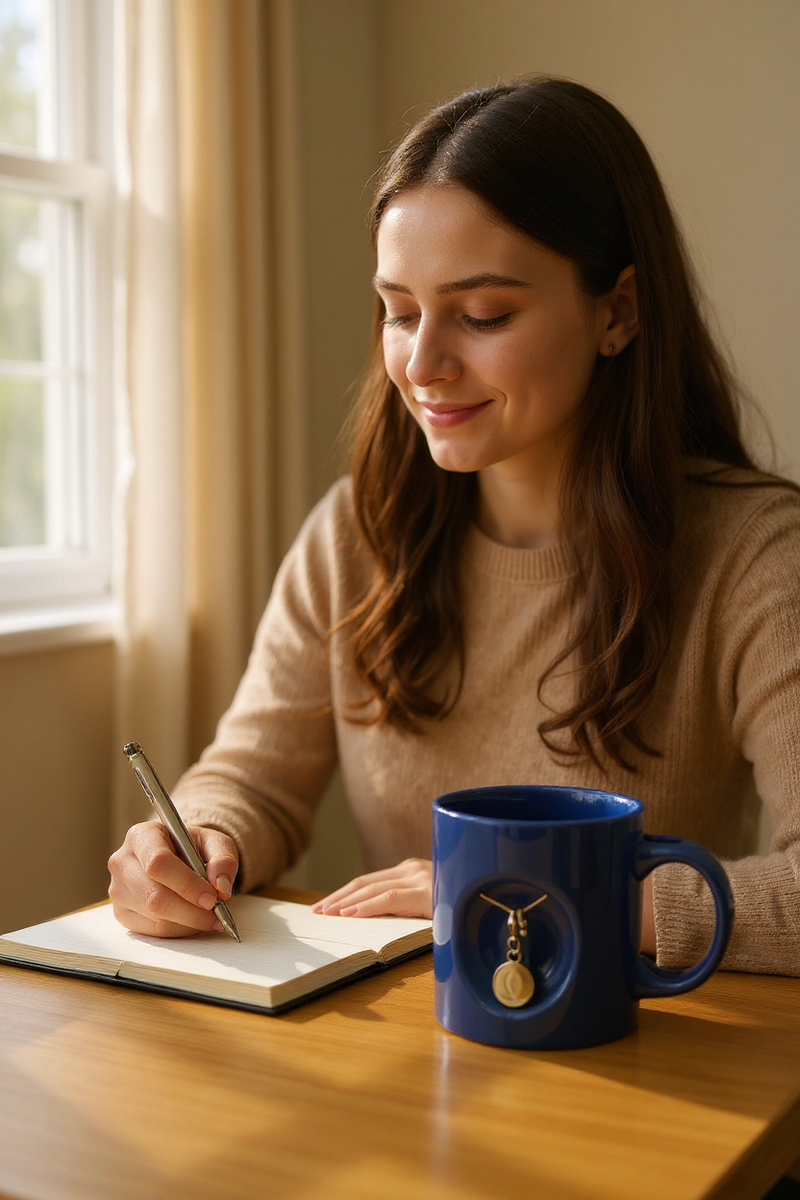 Blue Serenity Accent Mug | Perfect For Coffee Lovers