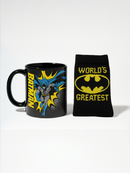World's Greatest Batman Fan Mug and Socks Set