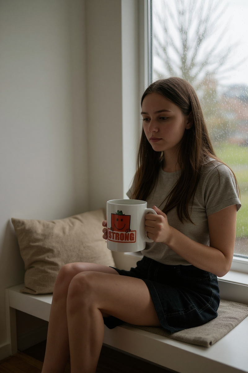 Little Miss Power Unleashed Ceramic White Mug